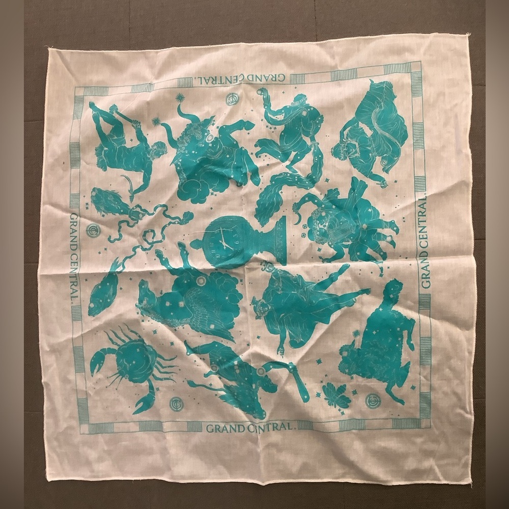 NYC Grand Central terminal Station limited edition scarf bandana new collectible